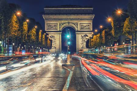 Champs-Elysees By Night 2016