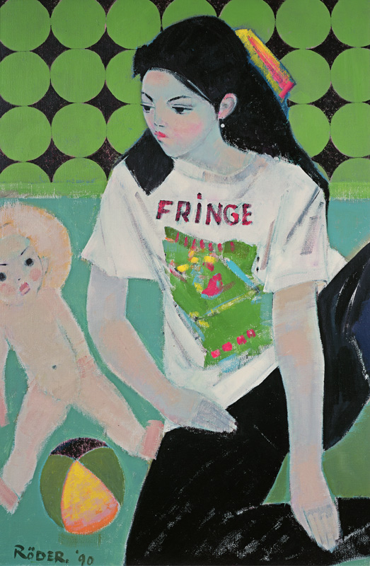 Fringe, 1990 (oil on board)  von Endre  Roder