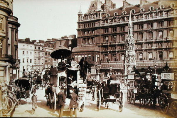 Charing Cross, London, c.1900 (photo) von English Photographer, (20th century)