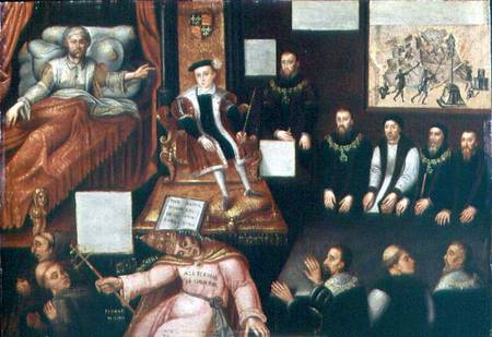 An Allegory of the Reformation von English School