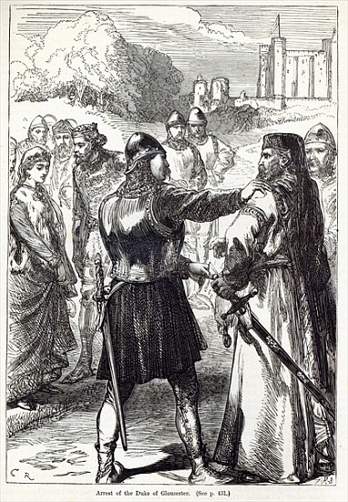 Arrest of the Duke of Gloucester, illustration from ''Cassell''s Illustrated History of England'' von English School