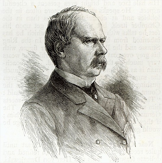 Count Kalnoky, the Minister of Foreign Affairs for Austria, from ''Leisure Hour'' von English School