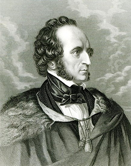 Felix Mendelssohn (1809-47) von English School