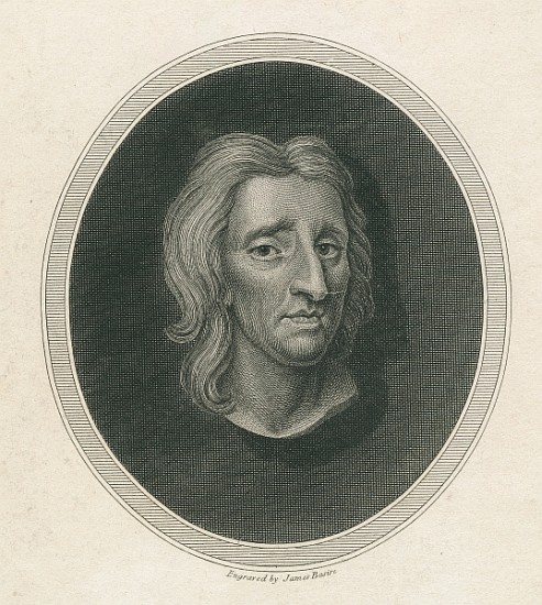 John Locke; engraved by James Basire von English School