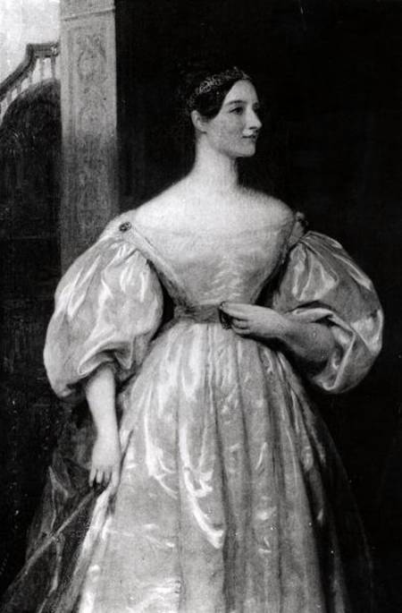 Portrait of Augusta Ada Byron (1815-52) Countess of Lovelace von English School
