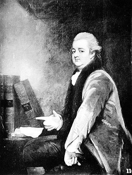 Portrait of Edward Gibbon (1737-94) von English School