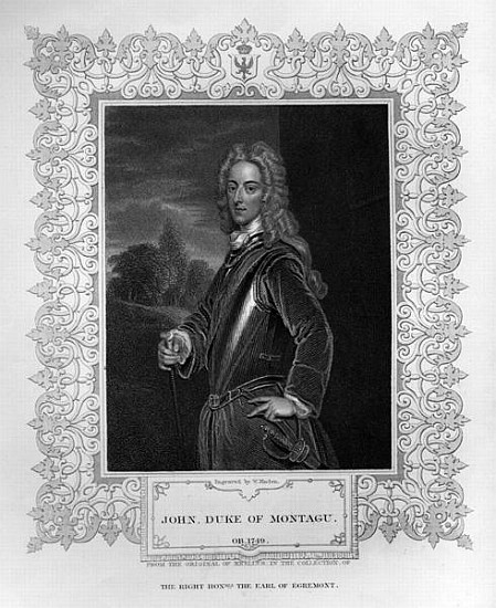 Portrait of John Duke of Montagu von English School