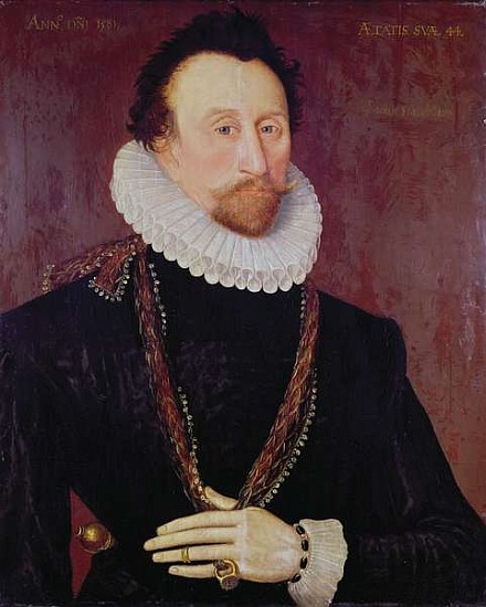 Portrait of Sir John Hawkins (1532-95) 1581 von English School