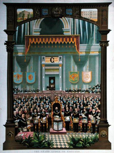 Special Grand Lodge to commemorate the Golden Jubilee of Queen Victoria von English School