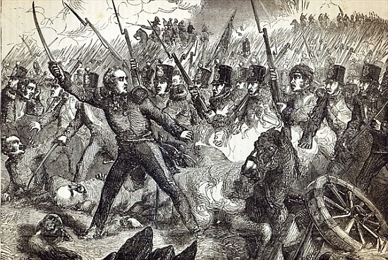 The Battle of Alma, illustration from ''Cassell''s Illustrated History of England'' von English School