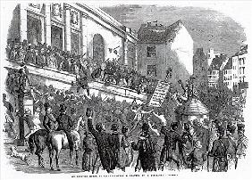 An Election Scene at Kilkenny, illustration from ''The Illustrated London News'', May 14th
