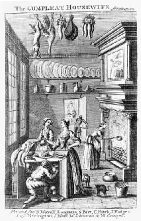Frontispiece of ''The Compleat Housewife''