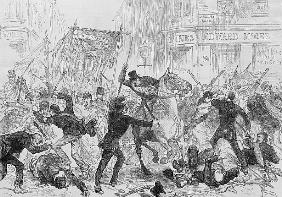 Irish Home Rule Riots in Glasgow, c.1880s