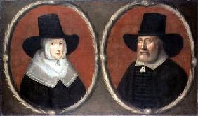 John Tradescant the Elder (1570-c.1638) and his Wife Elizabeth 1656