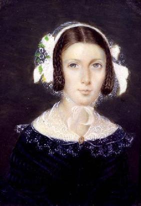 Portrait Miniature of Fanny Brawne 1833  on