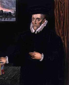 Portrait of Sir Walter Mildmay (1520?-1589), Founder of Emmanuel College, Cambridge, from 'The Histo 1815 our