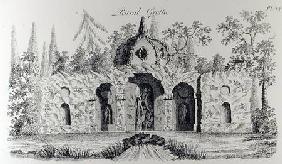 Rural Grotto, from 'Grotesque Architecture or Rural Amusement', by William Wright published