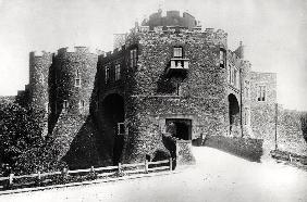 View of the Constable''s Gate, built 1221-27 (b/w photo) 