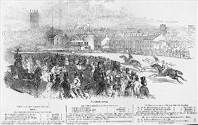 Warwick Races, from ''The Illustrated London News'', 12th April 1845