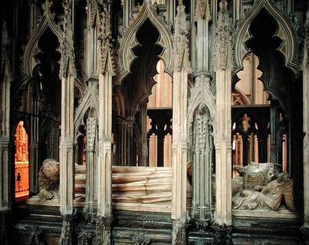 Tomb of Edward II (1284-1327) erected by Edward III von English School