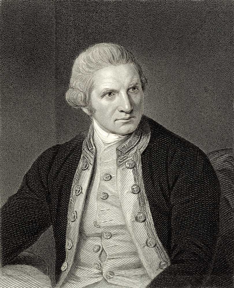 James Cook from 'The Gallery of Portraits' von English School, (19th century)