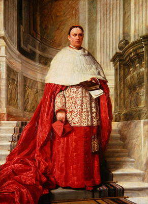 Cardinal Edward Howard (oil on canvas) von English School, (19th century)