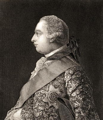 King George III (1738-1820) (engraving) von English School, (19th century)