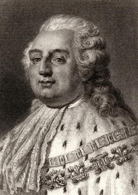 Louis XVI (1754-93) King of France (engraving) von English School, (19th century)