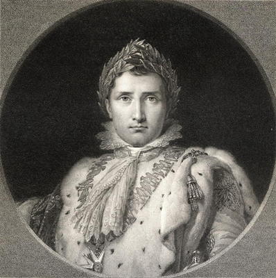 Napoleon Bonaparte (1769-1821) (Emperor of France) from 'The Gallery of Portraits', published 1833 ( von English School, (19th century)
