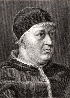 Pope Leo X (1475-1521) (engraving) von English School, (19th century)