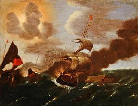 An Incident in the Anglo-Spanish War (oil on canvas) 1805