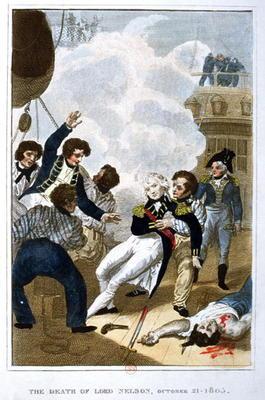 The Death of Lord Nelson (1758-1805) on 21st October 1805 1824