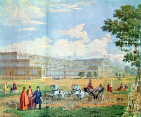 View of the Crystal Palace (colour lithograph) 16th