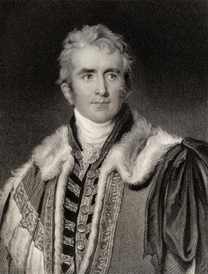 William Pitt Amherst (1773-1857) Earl of Arracan (litho) von English School, (19th century)