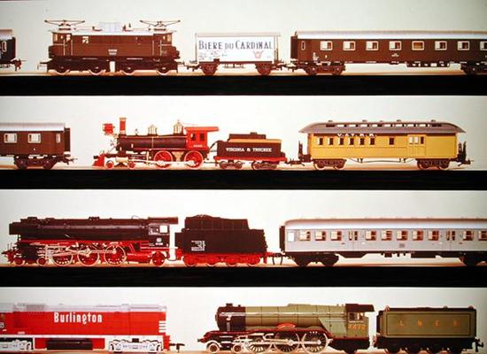 Selection of model trains von English School, (20th century)