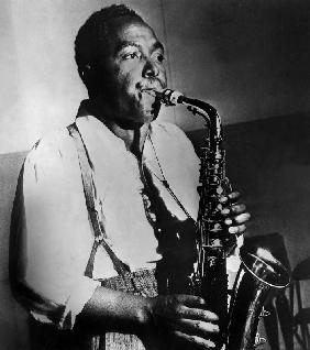 American saxophonist and jazz composer Charlie Parker in 1947