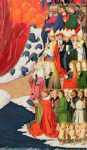 The Coronation of the Virgin, completed 1454 (detail of 57626)