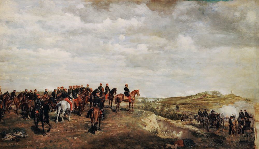 Napoleon III. in der Schlacht von Solferino 1859 von Ernest Meissonier