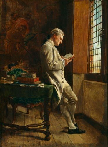 The Reader in White von Ernest Meissonier