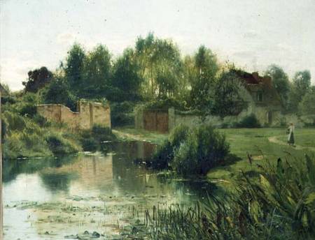 The Village Pond von Ernest Parton