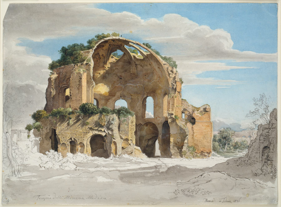 Tempel der Minerva Medica in Rom von Ernst Fries