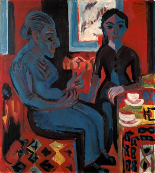 Bäuerin mit Kind von Ernst Ludwig Kirchner
