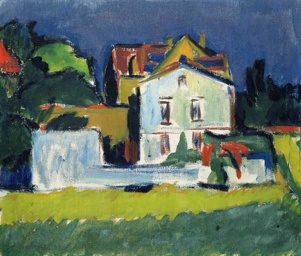 Das weiße Haus von Ernst Ludwig Kirchner