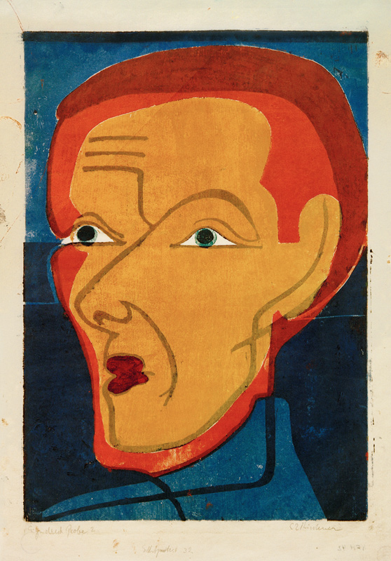 Selbstporträt von Ernst Ludwig Kirchner