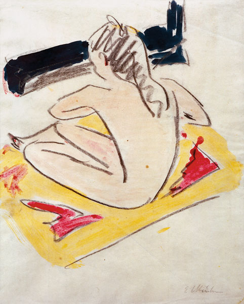 Sitzende Fränzi von Ernst Ludwig Kirchner