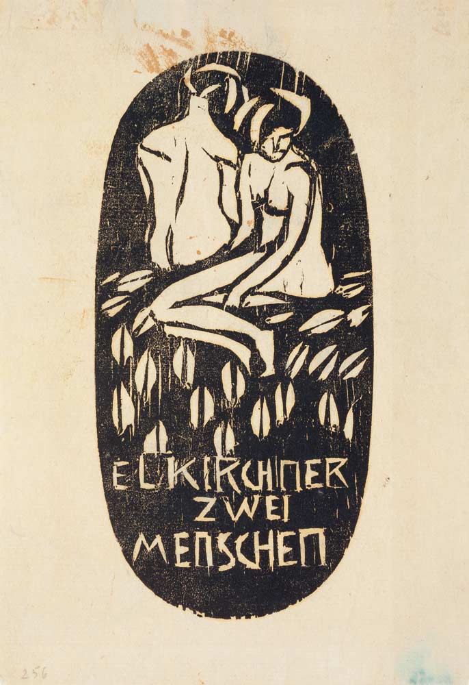 Zwei Menschen von Ernst Ludwig Kirchner