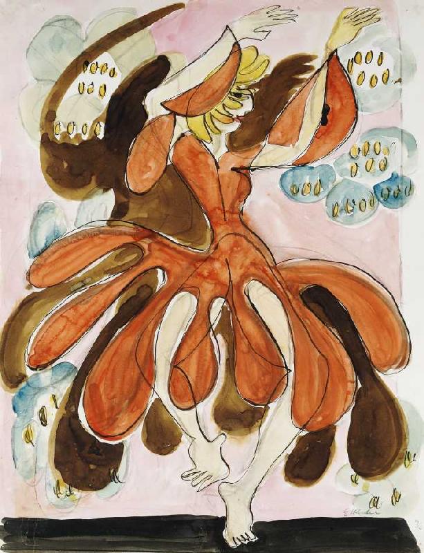 Die Tänzerin Palucca von Ernst Ludwig Kirchner