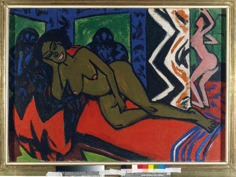 Schlafende Milli von Ernst Ludwig Kirchner