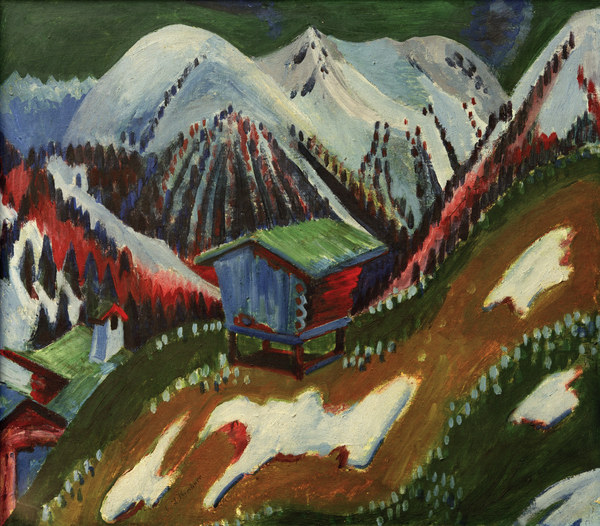 Schneeschmelze von Ernst Ludwig Kirchner