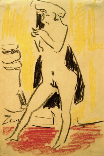 Weibliches Modell von Ernst Ludwig Kirchner